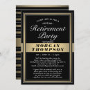 Recherche de retraite blanche noire invitations Fête de retraite