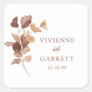 Search for fall square wedding stickers Modern