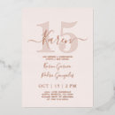 Search for simple quinceanera invitations Minimalist