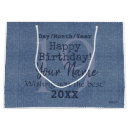 Recherche de denim sacs cadeaux Bleu