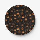 Search for black cat plates Jack o lantern