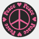 Search for heart peace sign stickers Pink