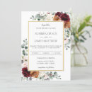 Search for burgundy and orange wedding invitations Couple
