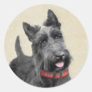 Search for black scottie dog stickers Puppy