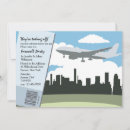 Recherche de décollage invitations Avion