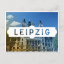 Recherche de leipzig cartes postales Rétro