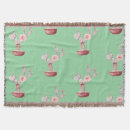 Search for watercolor cactus blankets Green
