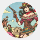Search for vintage cowgirl stickers Country