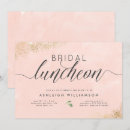 Search for bridal luncheon invitations Blush pink