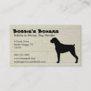 Search for boxer dog business cards Canine