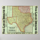 Search for texas counties map posters Oklahoma