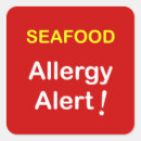 Search for no shellfish stickers Allergies