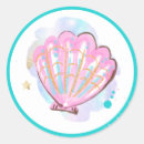Search for mermaid party stickers Under the sea birthday