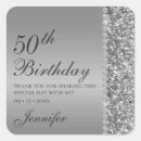 Search for silver 50th birthday stickers Sparkle