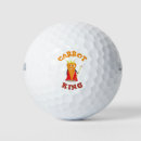 Search for carrot golf equipment Illustration