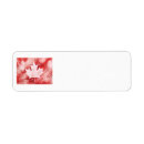 Search for canadian flag return address labels Red