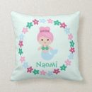 Search for mint and pink pillows Girl