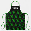 Search for st patricks day aprons Black
