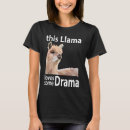 Recherche de lama de drame tshirts Typographie