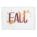 Search for fall pillowcases Leaves