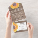 Search for yellow flower wedding invitations Country