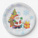 Search for vintage santa claus plates Festive
