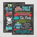 Search for ugly sweater christmas invitations Chalkboard