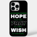 Search for make a wish iphone cases Green