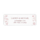 Search for dusty rose pink stickers Return address