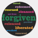 Search for forgiveness stickers Faith