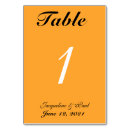 Search for orange table cards Party