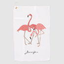 Search for flamingo golf towels Girly