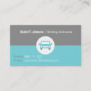 Search for driving instructor business cards Modern