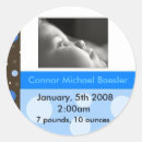 Recherche de faire part naissance autocollants Bébé