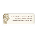 Search for mehndi return address labels Gold