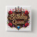 Recherche de glamour badges Fille d'anniversaire