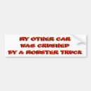 Search for monster bumper stickers Trucks