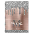 Search for pink glitter notebooks Elegant