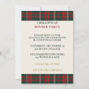 Search for plaid christmas invitations Dinner