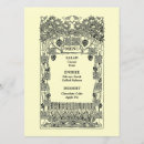 Search for art nouveau menus Vintage