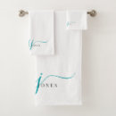 Recherche de turquoise bath towels Script