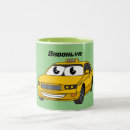 Recherche de taxi jaune tasses Voiture