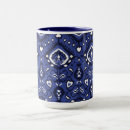 Search for batik mugs White