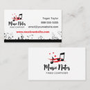 Recherche de notes musicales cartes visite Piano