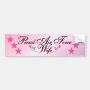 Search for pro troops bumper stickers Air force