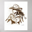 Recherche de bronc posters Cowgirl