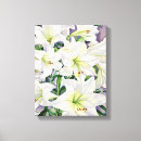 Search for white lily canvas prints Flower