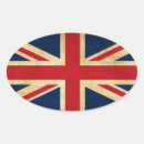 Search for oval vintage stickers Great britain