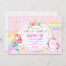 Search for unicorn and mermaid birthday invitations Girl