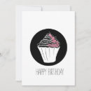 Search for pink black white birthday cards Bold